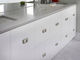 Brush Brass Hidden Drawer Pulls Kitchen Cabinet Knobs / Closet  Square 96mm Handles T Bar Pulls  Furniture Fittings
