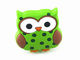 Mr.Owl GreenRubber Kids Bedroom Knobs , Soft Plastic Knobs For Children's Furniture Decorative